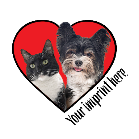 Dog and Cat in Heart thumbnail