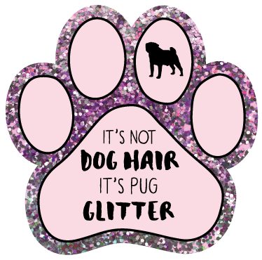 It's not dog hair, it's Pug Glitter thumbnail