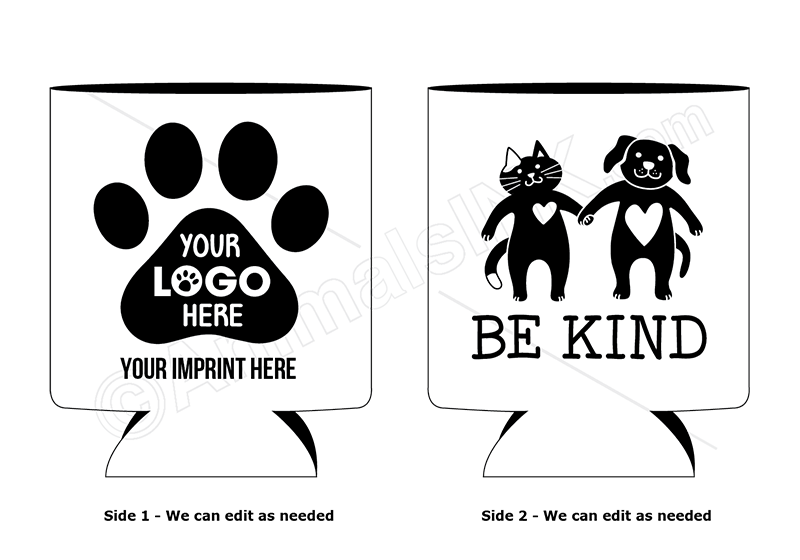 Be Kind (Dog and Cat holding hands) thumbnail