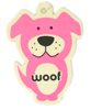 Dog - woof (pink) thumbnail
