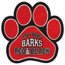 My dog barks red & black thumbnail