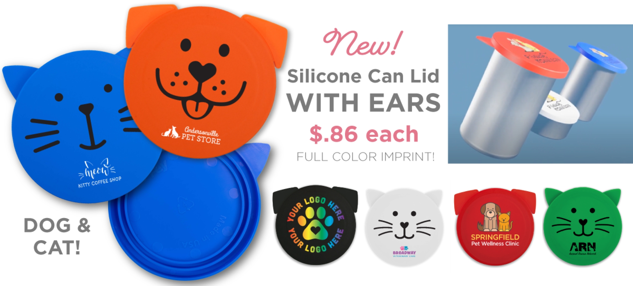 Silicone Can Lid with Ears