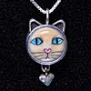 Cat Pendant w/ 14k Heart thumbnail