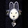 Small Bunny Ring w/ 14k Heart thumbnail