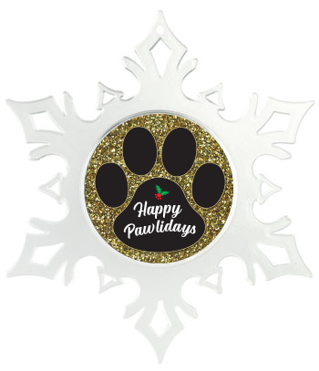 Black Paw on Gold Glitter thumbnail