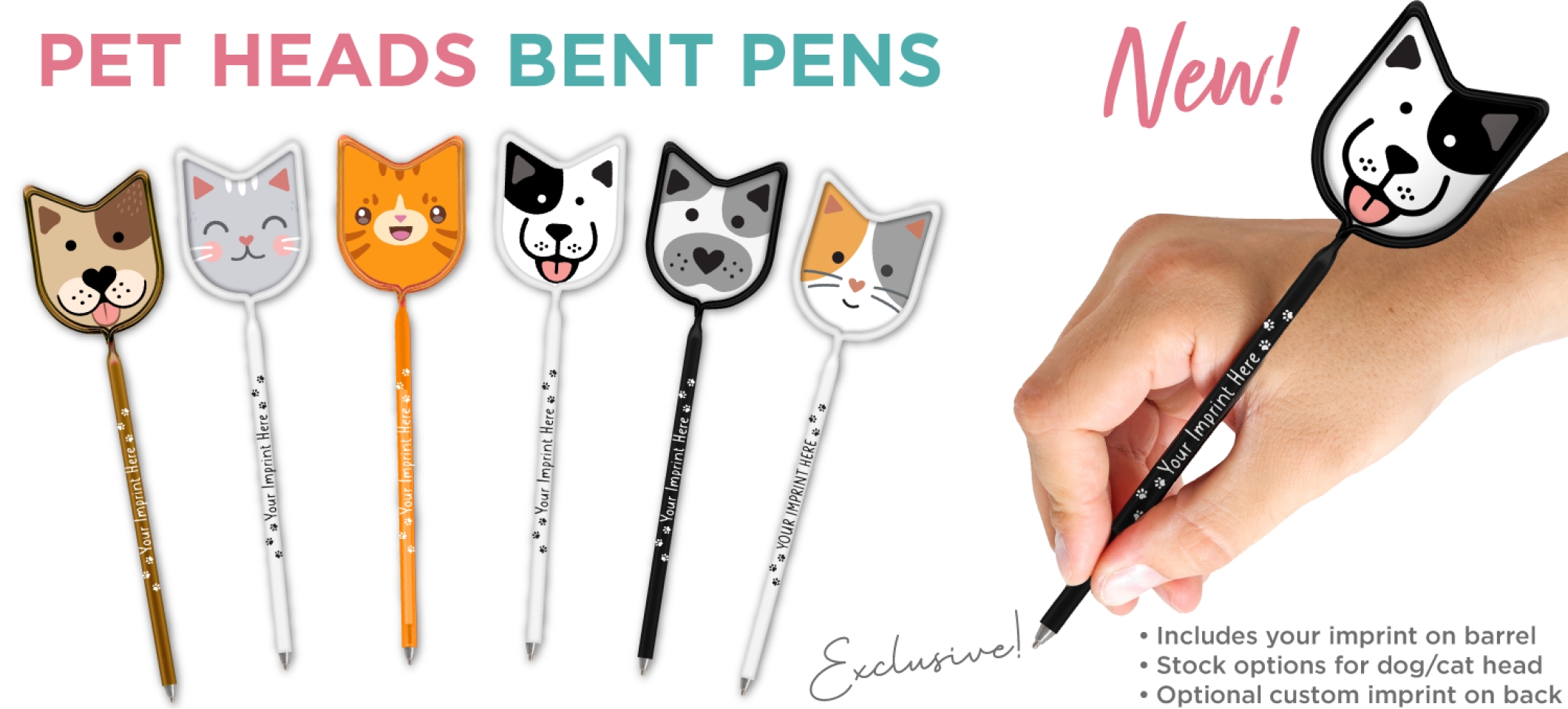 Pet Heads Bent Pens