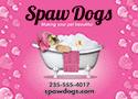 Spa Dog in Tub (pink) thumbnail