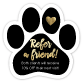 PAW - black with gold foil thumbnail