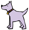 Large Purple Dog thumbnail