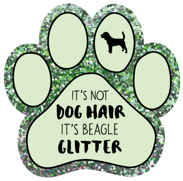 It's not dog hair, it's Beagle glitter thumbnail