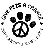 Give Pets a Chance (peace paw) thumbnail