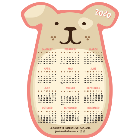DOG Calendar - Coral thumbnail