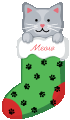 Holiday Stocking with CAT thumbnail