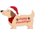 Dog Shape with Santa Hat thumbnail