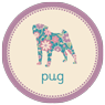 Pug (floral) thumbnail
