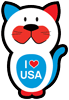 I love USA (cat) thumbnail