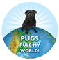 Rule my World - Pug (black) thumbnail