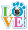 Love is a 4-legged word (Pug) thumbnail