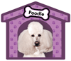 Dog House Magnet-Poodle  thumbnail