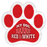 My Dog Barks Red & White thumbnail