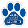 My Dog Barks Blue & White thumbnail