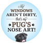 Nose Art - Pug (black) thumbnail