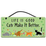 Life is good. Cats make it better thumbnail