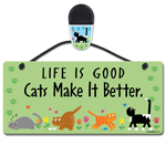 Life is good. Cats make it better thumbnail
