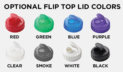 flip top lid colors