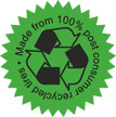 sticker for recycled